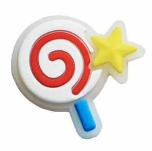 NEW Lollipop Swirl Glow In The Dark Charm for CROCS